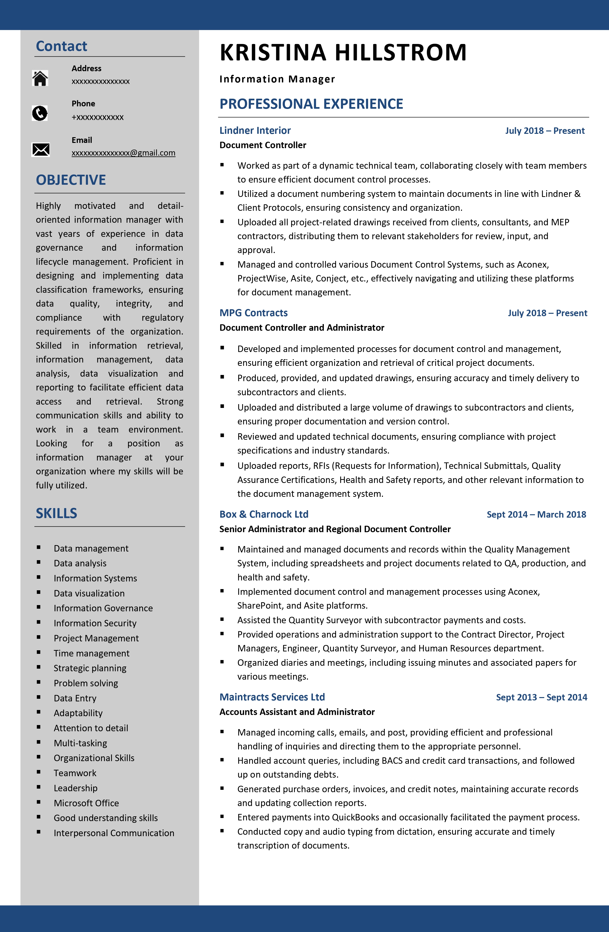 Corporate Sidebar preview